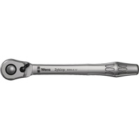 Zyklop Metal 1/4 Metal Ratchet with switch lever, 1/4" Drive, Plain Handle - Wera Tools 05004004001