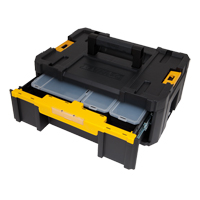 TSTAK&reg; III Tool Box with Single Deep Drawer, 16-3/4" x 12-1/4" x 6-7/8", Black - DEWALT DWST17803