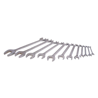 Wrench Set, Open-Ended, 12 Pieces, Metric - Gray Tools ME12A