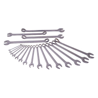 Wrench Set, Combination, 19 Pieces, Imperial - Gray Tools TU19