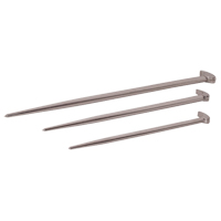 Rolling Head Pry Bar Set, 3 Pcs. - Gray Tools 73923