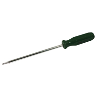 Tournevis &agrave; pointe carr&eacute;e, Tige de #1, Ronde, 12-1/4" lo, Prise en Plastique - Gray Tools RB321