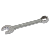Cl&eacute; mixte courte, 12 pans, 7/16", Fini Chrome - Gray Tools 63214