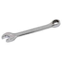 Cl&eacute; mixte courte, 12 pans, 7 mm, Fini Chrome - Gray Tools 64207