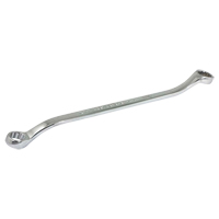 Box End Wrench, 12 Point, 12 mm x 13 mm, 15° Offset, Chrome Finish - Gray Tools MB1213