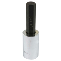 Douille &agrave; embout, Hexagonale, 1/2" x 3-3/4" lo, Prise Prise carr&eacute;e 1/2" - Gray Tools DW16L
