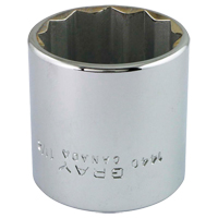 Douille, 1-7/16", Prise 1/2", 12 pans - Gray Tools 1439