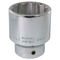 Douille, 2-3/8", Prise 3/4", 12 pans - Gray Tools HD76