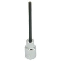 Tr&egrave;s longue douille &agrave; embout, 4 mm x 4" lo, Prise 3/8" - Gray Tools MTW4L