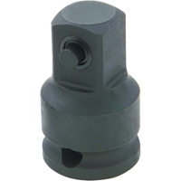 Adapter, Impact, 3/8" Drive, 1/2" Socket, 1.375" L - Gray Tools PA2-4A