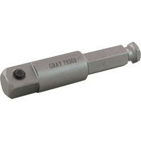 Male Hex Extension, 1/2" Drive, 2-1/5" L - Gray Tools 79300
