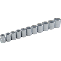 Jeu de douilles, 11 Mcx, Prise de 3/8" - Gray Tools 29011