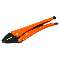 Locking Pliers, 12" Length, Curved Jaw - Grip-On 111-12