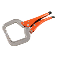 Locking Pliers, 11-1/4" Length, C-Clamp - Grip-On 144-12