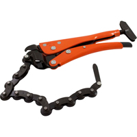 Pinces-&eacute;taux &agrave; chaîne verrouillables, Longueur 10-1/2", Prise Omnium - Grip-On 182-10