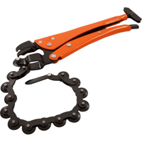 Locking Chain Pipe Cutter Pliers, 12-1/2" Length, Omnium Grip - Grip-On 186-12