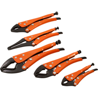 Locking Plier Set, 5 Pieces - Grip-On GK-SET5