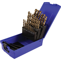 Jeu de forets, 25 morceaux, Acier rapide au cobalt - Gray Tools 92125M