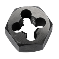 &eacute;crou &agrave; refileter hexagonale, dia. 1"/1-1/4", Filet de 1/4"-18, Acier au carbone/Acier au chrome - Union Butterfield 8789436