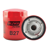 B27 Filtre &agrave; lubrifiant &agrave; passage int&eacute;gral &agrave; visser - Baldwin Filters B27