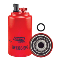 BF1385-SPS Filtre &agrave; carburant s&eacute;parateur d'eau avec drain &agrave; visser - Baldwin Filters BF1385-SPS