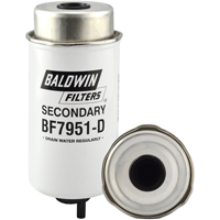 BF7951-D Secondary Fuel/Water Separator with Removable Drain - Baldwin Filters BF7951-D
