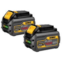 FlexVolt Batteries, Lithium-Ion, 60 V, 6 A - DEWALT DCB606-2