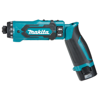 Ensemble perceuse/visseuse sans fil, Lithium-ion, 7,2 V, Mandrin 1/4", Couple 71 lb-in - Makita DF012DSE