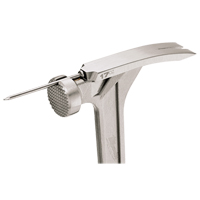 Milled Face Framing Hammer, 17 oz., Solid Steel Handle, 16-1/8" L - Milwaukee 48-22-9016
