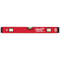 Redstick Level, Box, 2' L, Steel, 3, Non-Magnetic - Milwaukee MLBX24