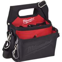 Electrician's Work Pouch, Nylon, 15 Pockets, Black - Milwaukee 48-22-8112