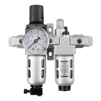 Filtre/r&eacute;gulateur et lubrificateur d'air modulaire (manom&egrave;tre compris), 1/2" NPT - Outils Aurora 