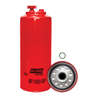BF1283-SP Fuel/Water Separator Spin-On with Sensor Port & Drain - Baldwin Filters BF1283-SP