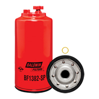 BF1382-SP Fuel/Water Separator Spin-On with Drain & Sensor Port - Baldwin Filters BF1382-SP