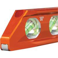 Torpedo Billet Level, 8" L, Aluminum, 4 Vials, Magnetic - Klein Tools 935RB