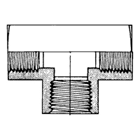Raccord En T&eacute; Femelle, Laiton, 1/8" - Topring 41.265