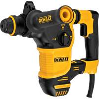 L-Shape SDS Plus Rotary Hammer, 3/16" - 7/8", 8.5 A, 0-5200 BPM BPM, 0-1150 RPM RPM, 2.58 ft.-lbs. - DEWALT D25333K