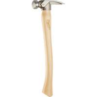 Smooth Face Framing Hammer, 19 oz., Wood Handle, 16" L - Milwaukee 48-22-9519