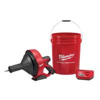 M12 Drain Snake Kit, Electric, 1/4" x 25' and 5/16" x 25' - Milwaukee 2571-21