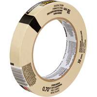 Scotch&reg; Contractor Grade Masking Tape 2020, 18 mm (3/4") x 55 m (180'), Beige - 3M 2020-18AP