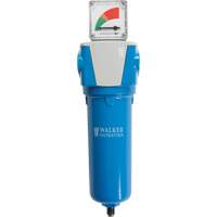 Coalescing Pre-Filter with Differential Gauge, Standard, 1-1/2" NPT, Automatic Drain, For Dust/Particles - Paintline A3151X1
