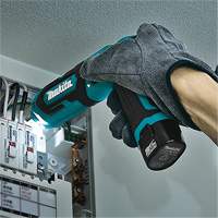 Impact Driver Kit, 1/4", 220 in-lbs Max. Torque, 7.2 V, Lithium-Ion - Makita TD022DS
