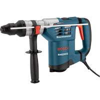 Marteau rotatif SDS-Plus avec syst&egrave;me de changement rapide du mandrin, 1-1/8" - 3-1/8", 8,5 A, 0-3600 Coups/min, 0-760 Tr/min, 3,1 lb-pi - Bosch RH432VCQ