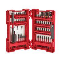 Shockwave Impact Duty Driver Bit Set, 45 Pcs., Hex/Nutsetter/Phillips/Slotted/Square/Torx&reg; - Milwaukee 48-32-4023
