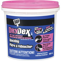 Pl&acirc;tre &agrave; reboucher DryDex, 946 ml, Contenant en plastique - DAP 71164
