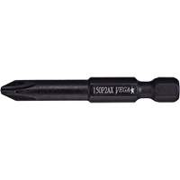 Embout extra dur pour outils &eacute;lectriques, Phillips, Embout #2, Prise 1/4", Longueur 3-1/2" - Vega 190P2AX