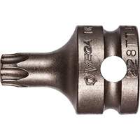 Socket Bit, Torx&reg; Tamper, 40 x 1" L, 3/8" Drive - Vega 228TT40SB