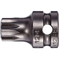 Embout &agrave; ins&eacute;rer, Triple carr&eacute;, 5 x 1" lo, Prise 3/8" - Vega 228XZN05SB