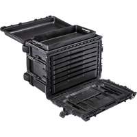 Armoire &agrave; outils mobile Gen 2, 24" la, 6 tiroirs, Noir - Pelican 0450SD4