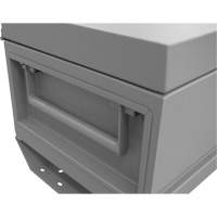Boîte de rangement pour le chantier, 32" x 19" x 17-13/16", Acier, Gris - Durham Manufacturing JSC-193218-94T-D719